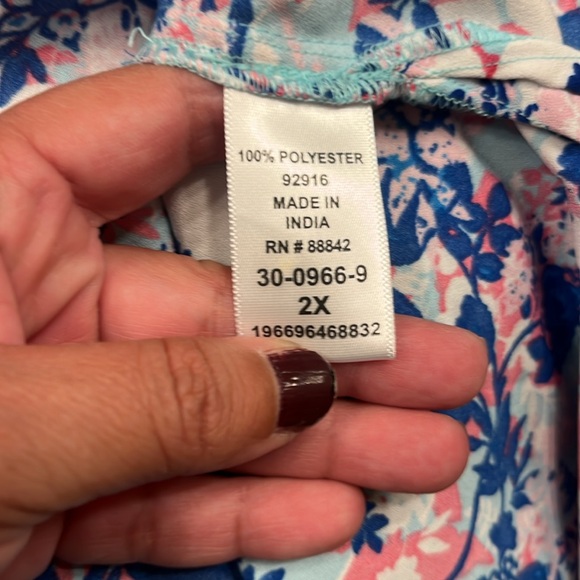 Catherines Women's Plus Size Breezeway Georgette Blouse - Picture 6 of 6